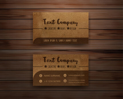 Brown Kraft Cards